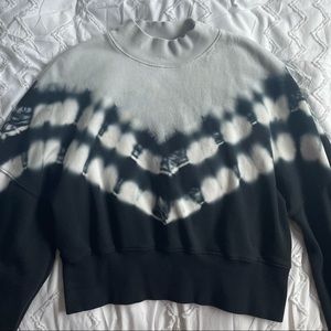 Fabletics tie-dye cropped sweatshirt!